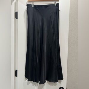 Mango Black Midi Skirt